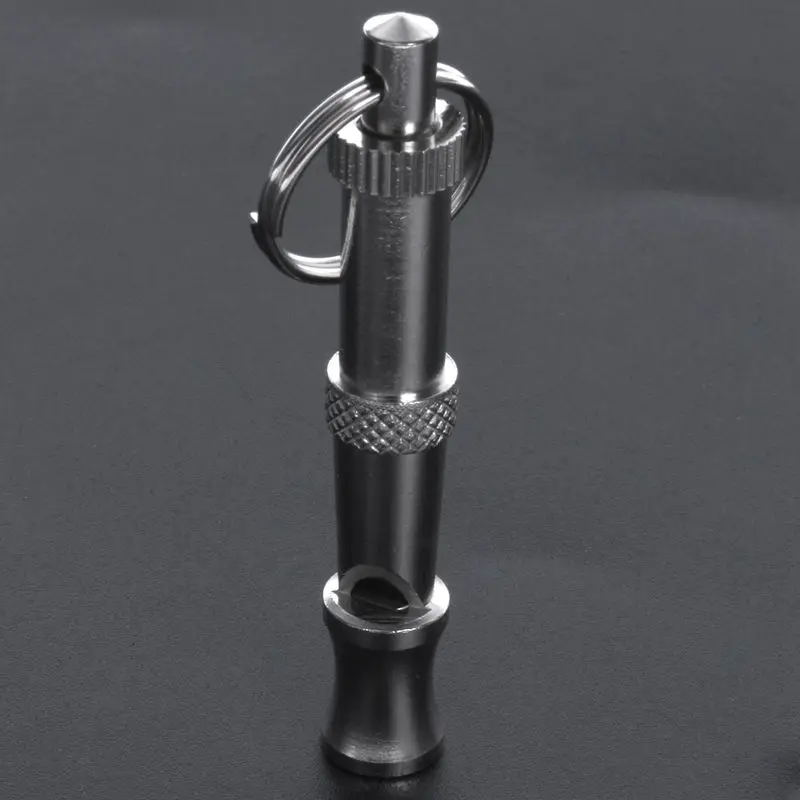 5 x ultrasonic Whistle for Dog Training silver color