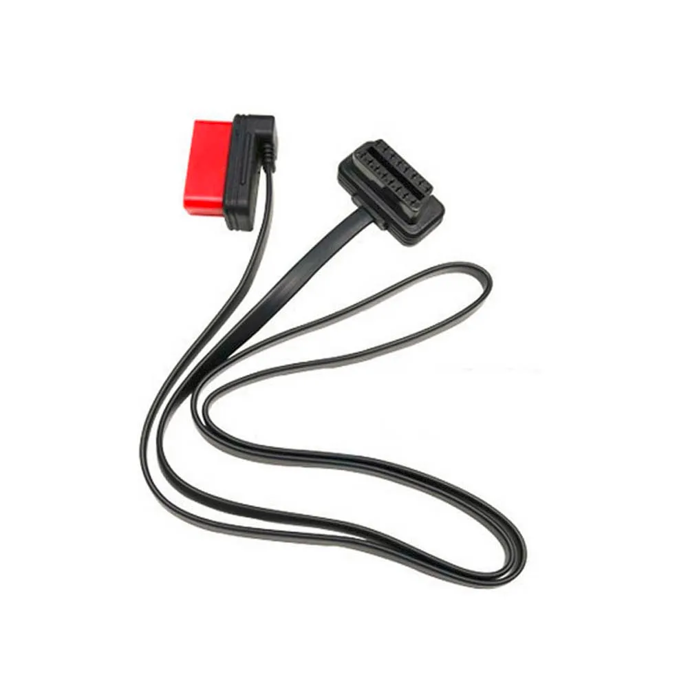110 см плоский тонкий Noodle obd2 удлинитель OBD 16pin разъем адаптер мужчин и женщин сплиттер АВТОМОБИЛЯ ДИАГНОСТИКИ