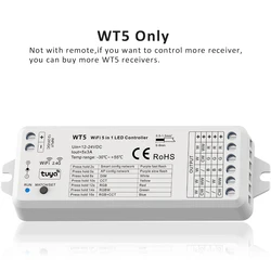 Smart LED Strip Controller with WiFi & RF Remote (WT5 Only)