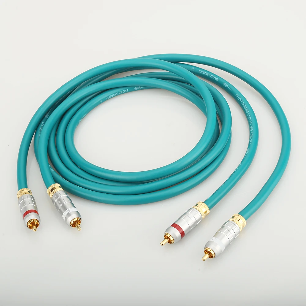 

pair CARDAS Cross RCA Interconnect Audio Cable HIFI Audio RCA Cable 1M