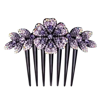

Crystal Decor Hair Side Comb Rhinestone Headwear Hair Accessories for Women LDO99