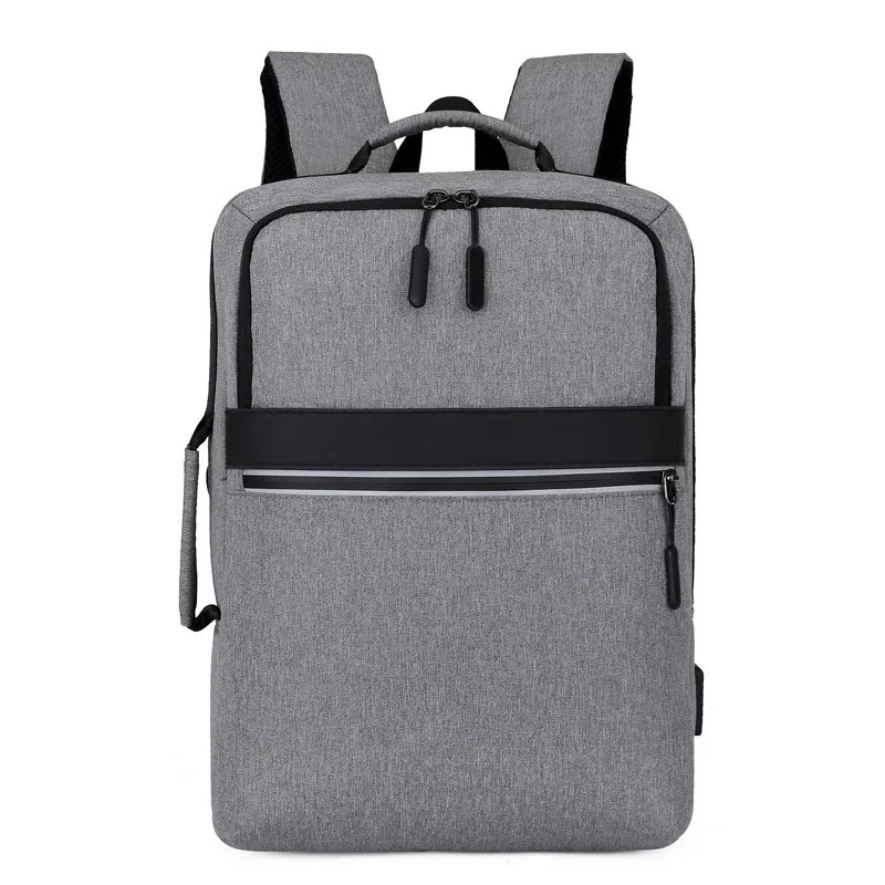 

selling backpack new dual pull many interlayer computer bag, leisure bag cross-border USB charging function