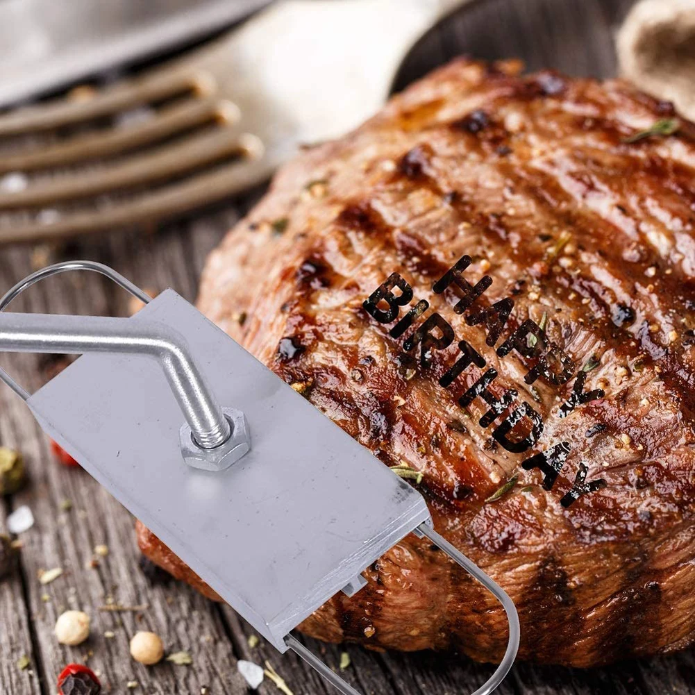 Accessoire barbecue pour personnaliser votre viande au fer rouge - fer à  marquer