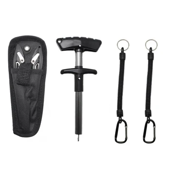 

4 Pcs/Set Fish Hook Remover Squeeze-Out Fish Hook Separator Tools and Floating Fish Gripper Combo Kit