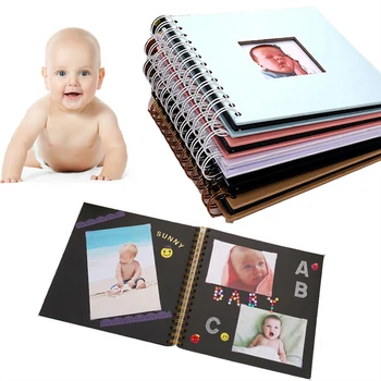 

Baby Scrapbooking Paper Photo Album De Fotografia Fotograf Albumu Kids Memory Book Portafoto Plakboek DIY Fotoalbum Photoalbum