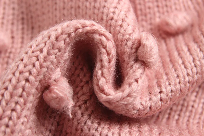 CYSINCOS новые детские Hand-made в виде шара пузыря свитер вязаный Куртка-кардиган Детский свитер, пальто, кардиган для девочек осень-зима свитера