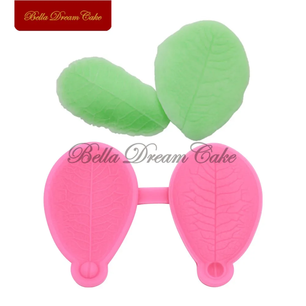 

Универсальная силиконовая форма в виде листьев, форма для шоколада, «сделай сам», форма для цветов из мамастики, инструмент для украшения тортов, кухонная посуда для выпечки