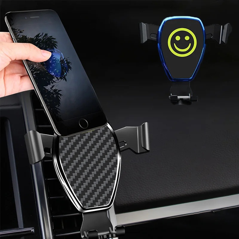 Universal Car Phone Holder Gravity Auto Air Vent Mobile Support Holder in Car Phone Mount Holder Stand for Xiaomi Huawei Iphone