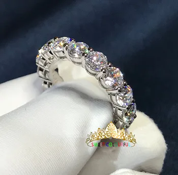 

14K Gold 0.2ct per softgel D color VVS1 Moissanite Diamond Ring Wedding ring With national certificate H1-13