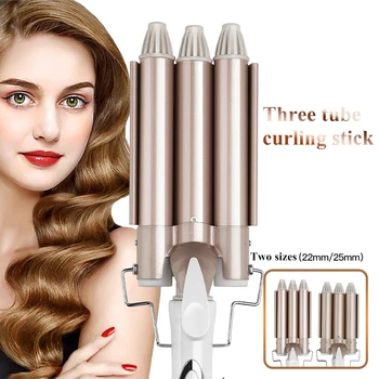 

Professional Hair Curling Iron Wave Hair styler curling irons Ceramic Triple Hair Hair Styler Wand Hair Care Styling Tools