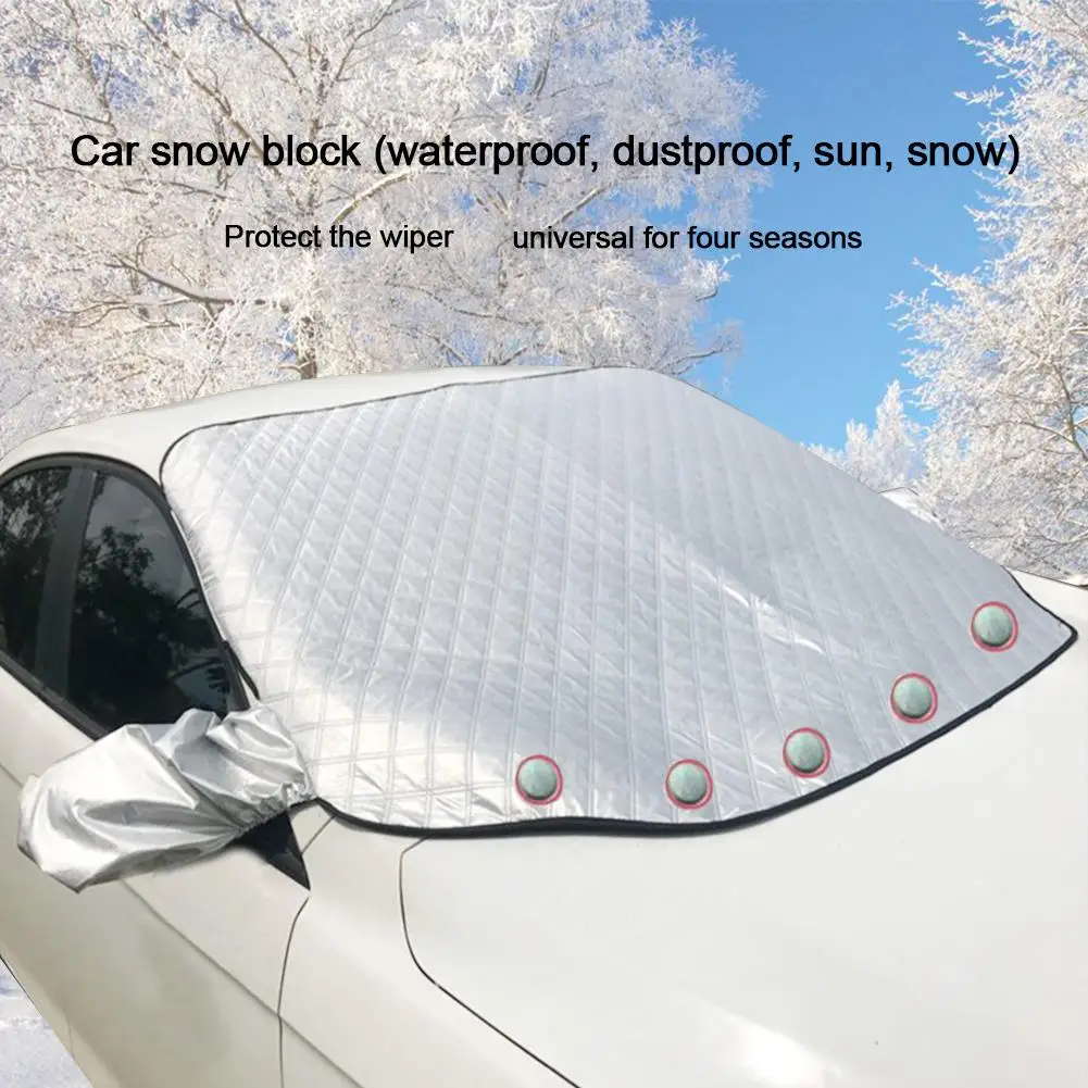 183x116 см покрытие для лобового стекла автомобиля, зимнее уплотненное покрытие, защита от заморозки, покрытие для лобового стекла автомобиля, аксессуары для автомобиля