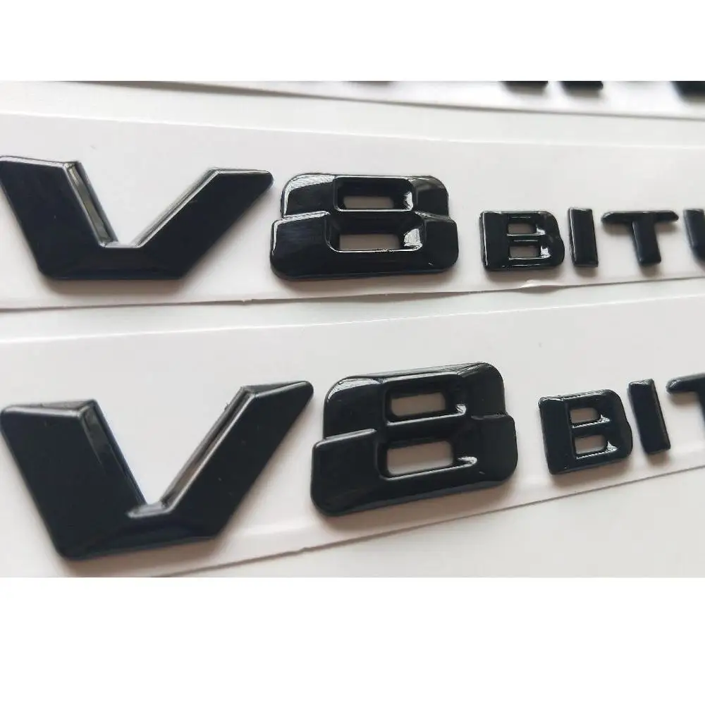 3D буквы для Mercedes Benz E63 C63 S63 GLE63 GLC63 GLS63 CLS63 AMG Fender V8 BITURBO V8BITURBO значки с эмблемой стикер