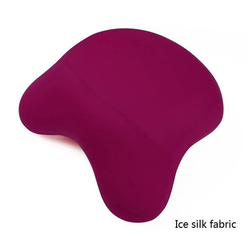 Ice silk burgundy 1 шт., 30x29x16 см, Подушка для сна, медленный отскок, ортопедическая пена с эффектом памяти, рождественский подарок, удобная для переноски, офисная, артефакт, подушка для здоровья - Цвет: Ice silk burgundy