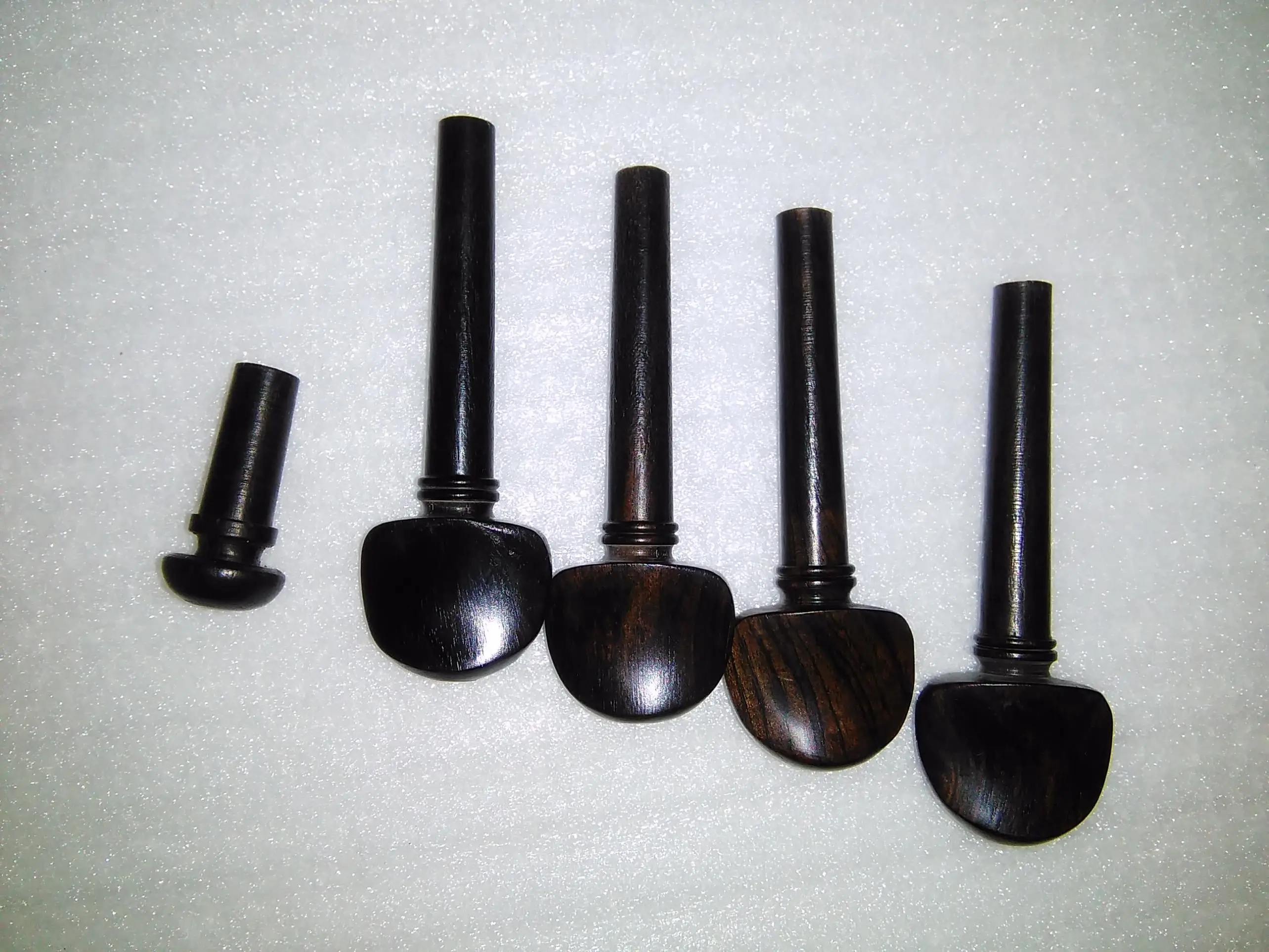 Peças de Pau-rosa Ébano dos Pinos de Viola dos Pces com 1 Pino da Extremidade do pc para 15 a 16 4 ou - Image 4