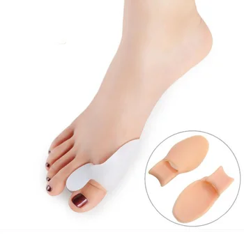 

1 Pai Gel Silicone Bunion Corrector Big Toe Separators Straightener Spreader Foot Care Tool Hallux Valgus Pro massager