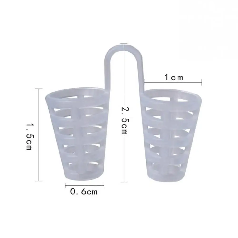 Nose Clip 8PCS/Set Anti Snore Stop Silicon Nose Clip Anti Snore Nasal Dilators Apnea Aid Device