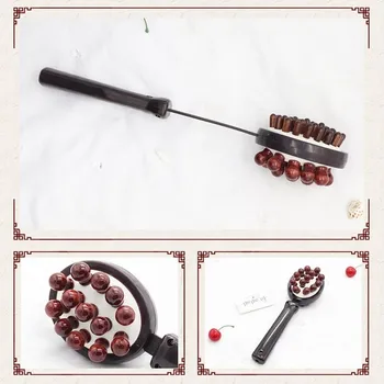 

1pc Solid Wood Double Side For Older Body Back Leg Meridian Beat Stick Promote Blood Circulation Health Care Wooden Massager