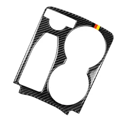 Углеродное волокно мультимедиа рук панель крышка наклейка Замена для Mercedes Benz GLK 2008-2015