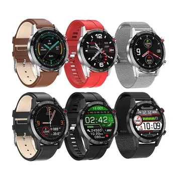 

L13 SmartWatch Men ECG+PPG Waterproof Bluetooth Call Blood Pressure Fashion Wristbands Bracelet Fitness Smart Watch