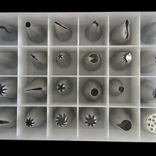 Горячая стиль 24 шт Насадки для украшения тортов торт из нержавеющей стали инструмент для выпечки оптом