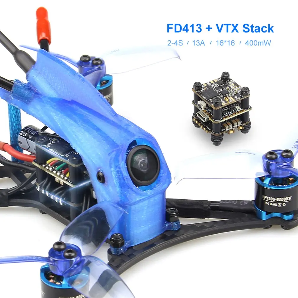 Pro PNP 2.5inch Toothpick FPV Racing Drone with 6000KV Brushless Motor FD13A 4 in 1 ESC Micro VTX Stack