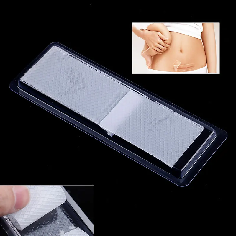 White Removal Cesarean Silicone Scar Away Patch Gel Sheet Wound Marks Skin Scars Therapy Treatment 12cmx3.5cm 1PCS