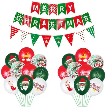

Christmas Decorations Merry Christmas Banner Balloons Set Ornaments Christmas Pendant Merry Christmas Decor For Home 2020 Xmas