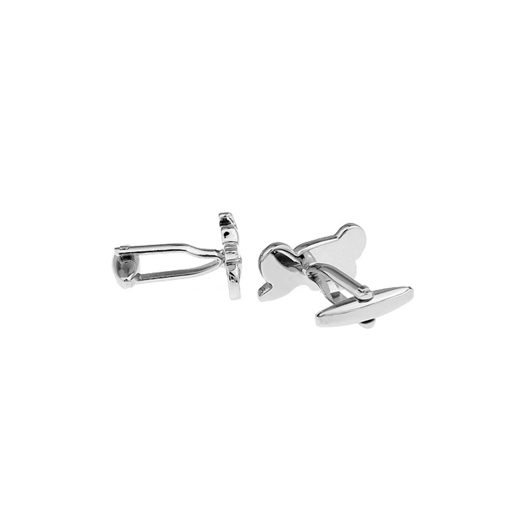 Панк французская мода мотоцикл Autocycle рубашка кнопка костюм Запонки серебро