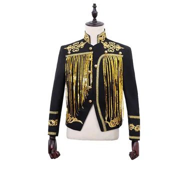 

Sequined Tassel Military Uniform Adds Some fashion to simple military uniforms Sequins Shine In The sun Tassel Decoration