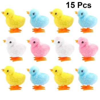 

15Pcs Jumping Chicken Toys Creative Delicate Cute Interesting Funny Clockwork Educational Toys Little Cocks Wind-up Toys
