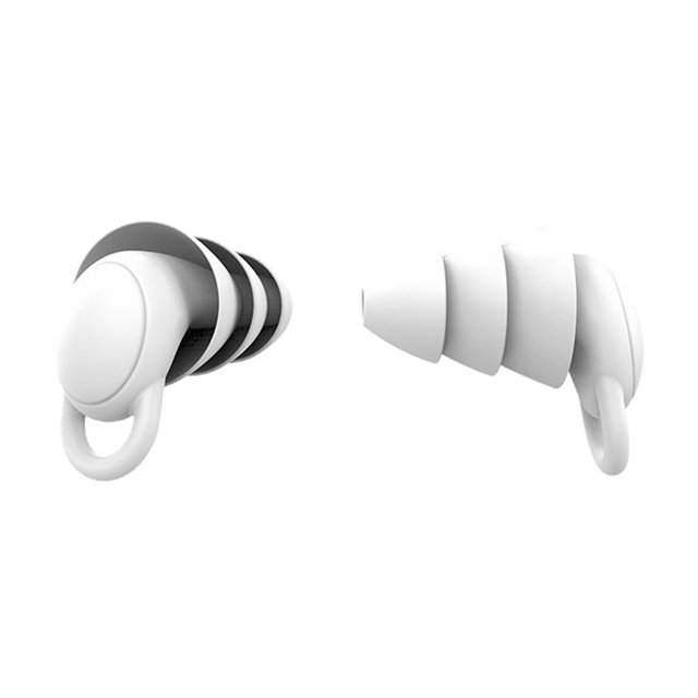 Pair Earplugs Protective Ear Plugs Soft Silicone Waterproof Anti-noise Earphones Protector for Travel Sleep and Snoring