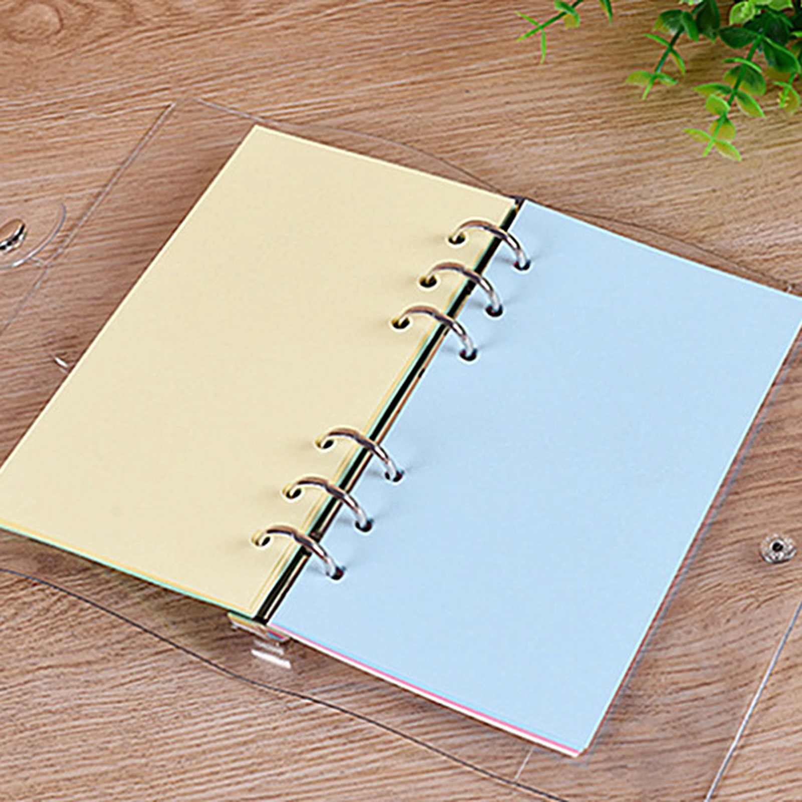 

Macaron color loose leaf A6 Diary Notebook Cover NoteBook cover for Girls and boys School Stationery Notebook Organizer Cover