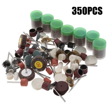 

350pcs Multifunctional Grinding Polishing Rotary Tool Kit Sharpening DIY Abrasive Wheel Practical Carving Accessories Durable