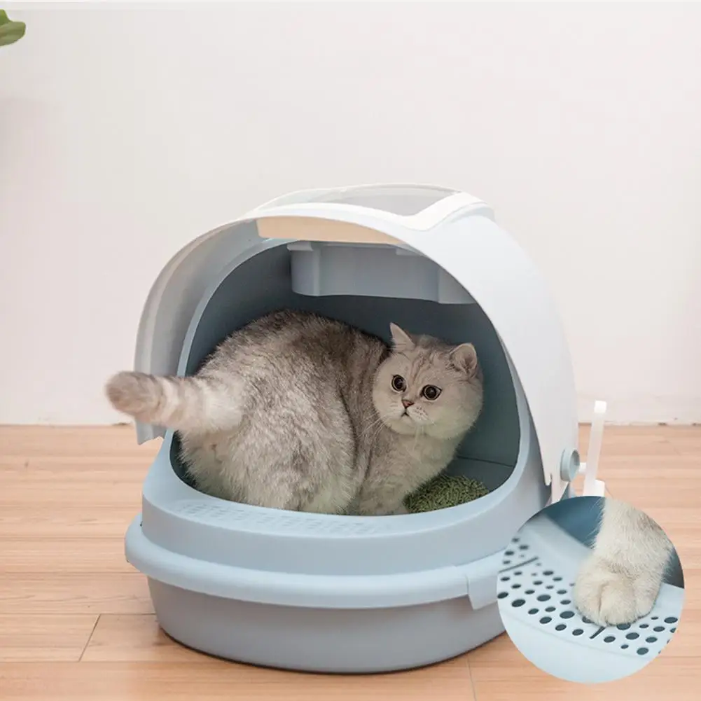 Домашний котят Kat Zandbak котята Gesloten Lade Wc учебное белье для детей 6 Kleuren Afneembare Ondersteek