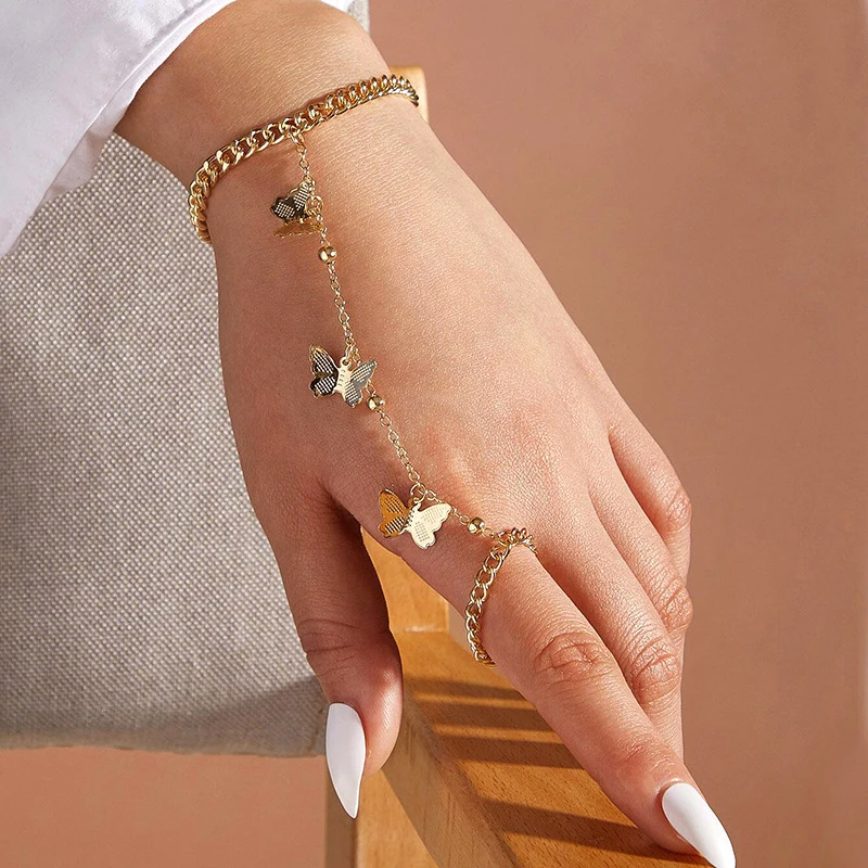 Jewelry Arm Decorations Bracelets Mix Bracelet gold-colored elegant 