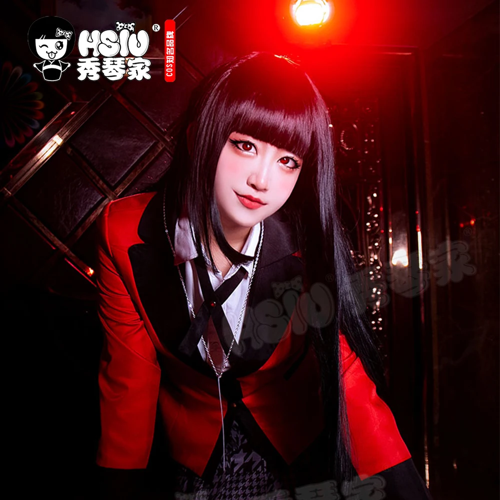 Парик для косплея HSIU yumeko jabami парик костюма какейгуруи парики костюмы на Хэллоуин
