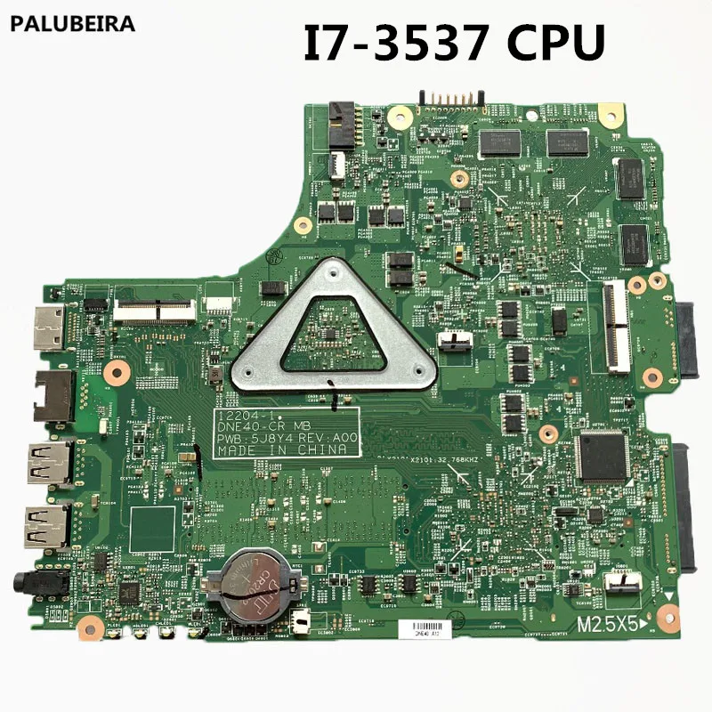 PALUBEIRA CN-04FF3M 04FF3M 4FF3M для DELL INSPIRON 3421 5421 Материнская плата ноутбука I7-3537U материнская плата 12204-1 DNE40-CR ПРБ 5J8Y