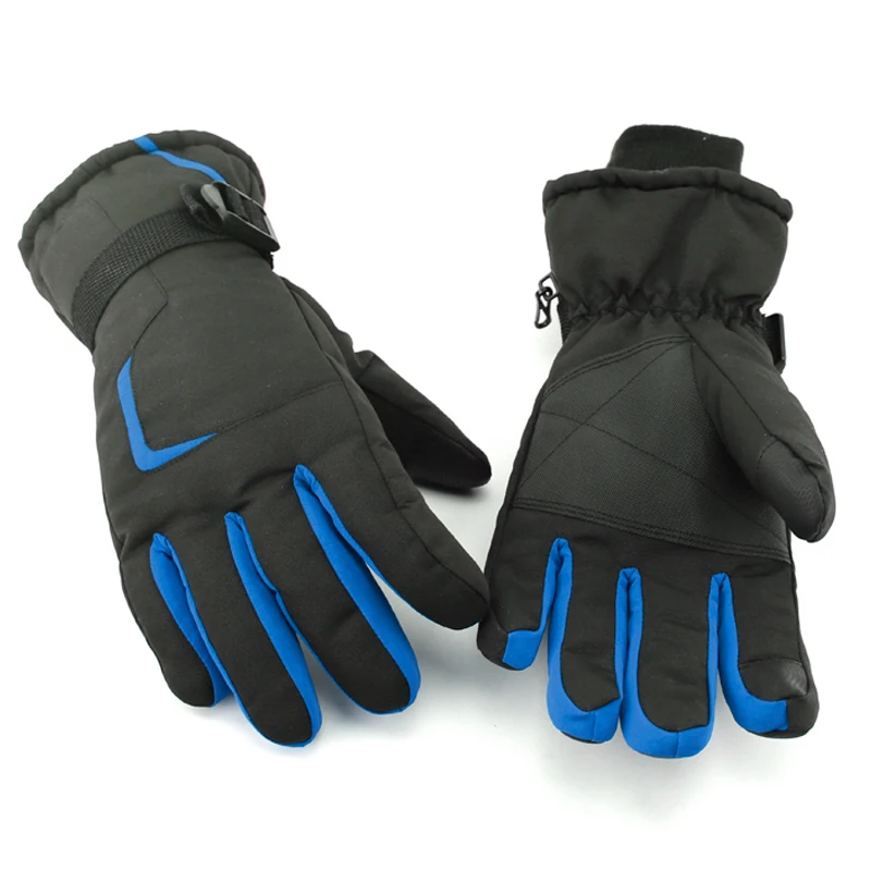 Унисекс ветрозащитные водонепроницаемые перчатки для катания на лыжах и сноуборде, Зимние перчатки для катания на лыжах и верховой езды, теплые перчатки с сенсорным экраном