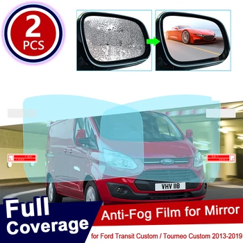 

for Ford Transit Custom Tourneo Custom 2013~2019 Full Cover Anti Fog Film Rearview Mirror Rainproof Anti-fog Films Accessories