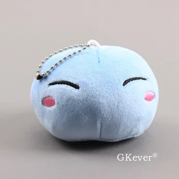 

cute Slime plush toys keychain pendant Cartoon Anime Slime Plush Doll Keychain Pendant Children Girl Birthday Gift