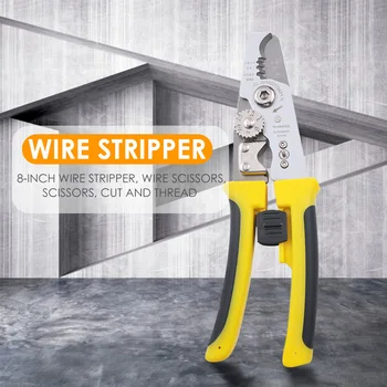 

Automatic Cutter Wire Stripper Crimper Cable Multi-functional Stripping Tools Easily Carrying Lightweight Gadgets