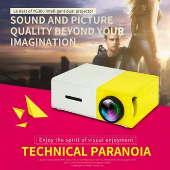

YG300 Mini Projector mini 3D LED system unit AV USB SD HDMI 1080p full hd projector cell phone projector halloween PROJECTORS