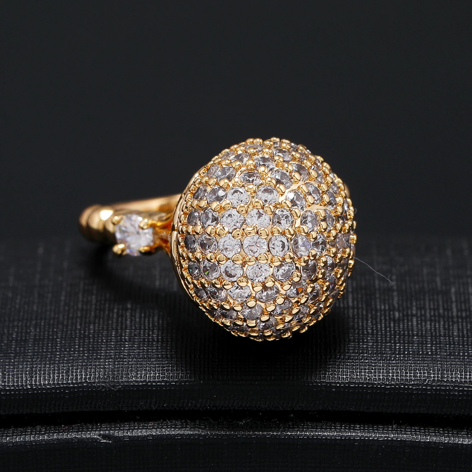 LUALA Luxury Wedding Ring For Women Cubic Zirconia Super Quality Gift Dubai Bridal Ring Jewelry Accessories