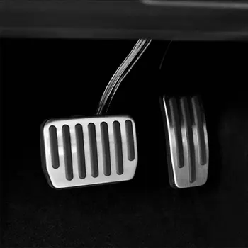 

Car Rest Pedal Brake Foot Pedal Cover Shell Sticker Interior Decorative Frame Shell Modification for Tesla Model 3 Accessories