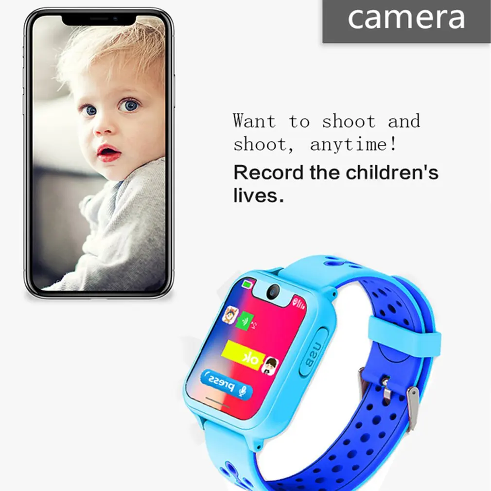S6 Children Smart Watch Lbs Smartwatches Baby Watch Children Sos Call Location Finder Locator Tracker Anti Lost Monitor enlarge