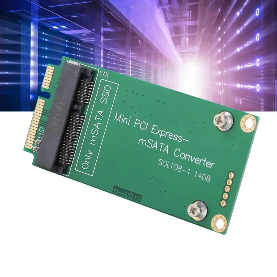 MSATA SSD для SATA Mini PCIE SSD Riser Card адаптер конвертер для ноутбука ASUS SATA адаптер