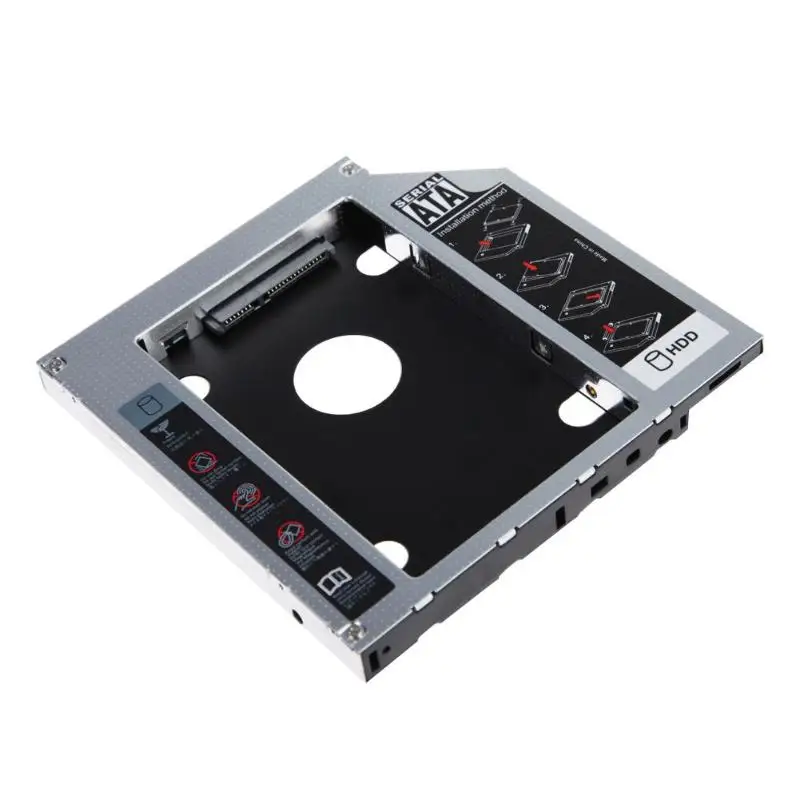 Vktech 9,5 мм/12,7 мм алюминиевый HDD Caddy SATA 3,0 жесткий диск HD HDD SSD корпус ноутбука оптический DVD Bay адаптер держатель