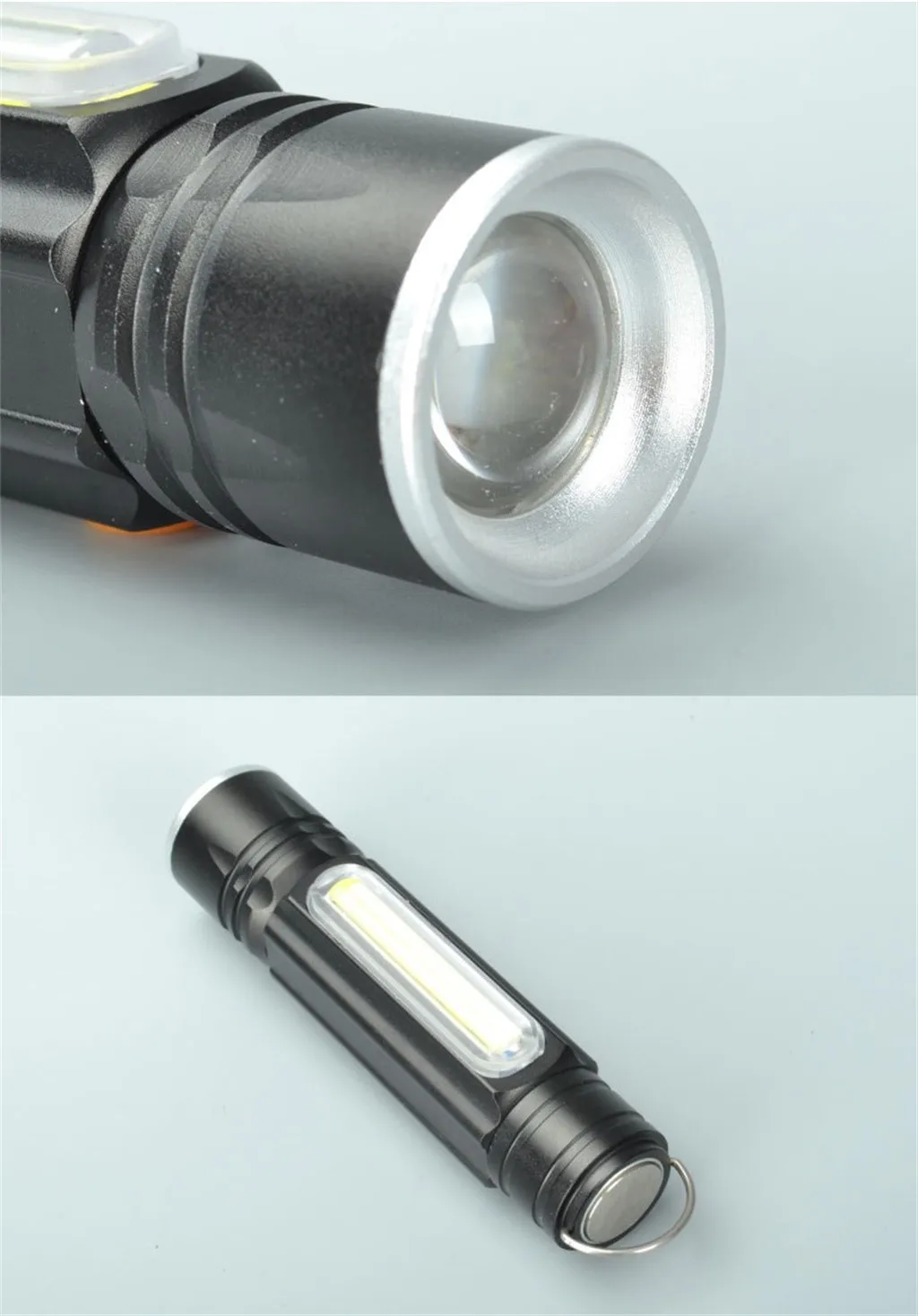 T6 Cob Led Tacticals Usb Перезаряжаемый масштабируемый флэш-светильник фонарь лампа светильник для кемпинга открытый флэш-светильник для охоты ночной езды светильник