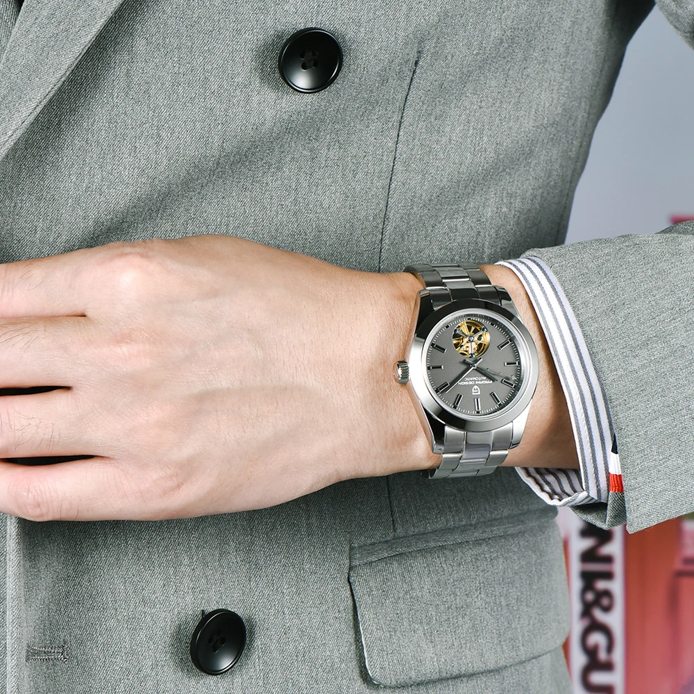 free dropshipping PAGANI DESIGN Top Brand Business Waterproof Mechanical Watch Stainless Steel Men Watch Sapphire Glass Tourbillon Automatic Watch (18)