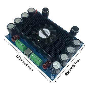 

Bluetooth TDA7850 HIFI Power Amplifier Board Class-AB 50W*4 4Channel Amplificdor 203A